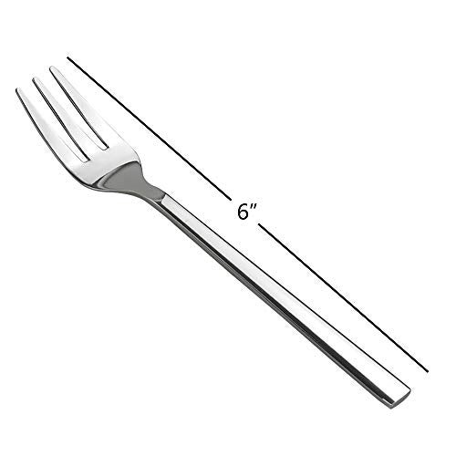 Doryh Stainless Steel Tasting Appetizer Forks, 6.1 Inches, 12 Pieces - Image 2
