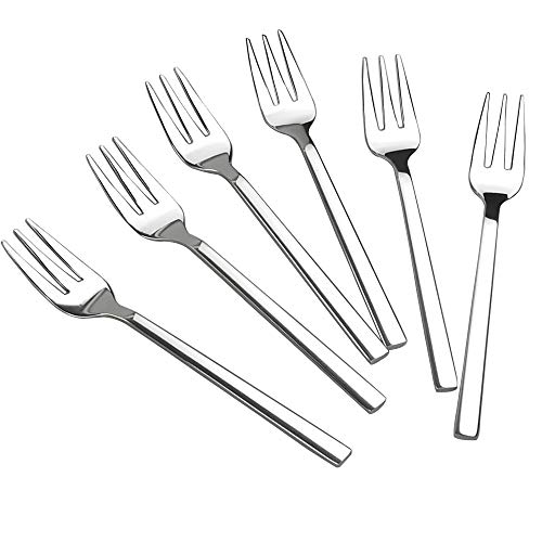 Doryh Stainless Steel Tasting Appetizer Forks, 6.1 Inches, 12 Pieces - Image 1