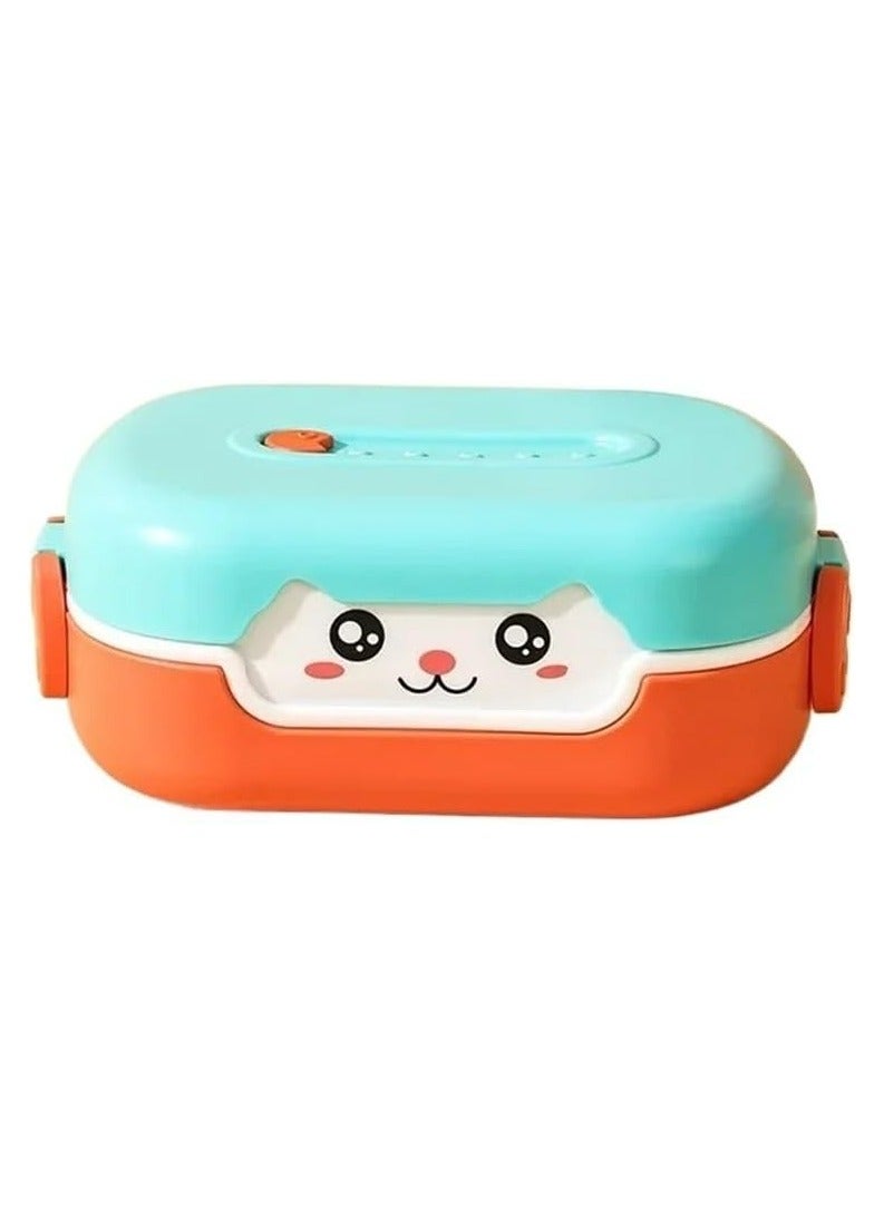Oasisgalore Cartoon Anime Plastic Lunch Box, for Work Picnic Camping Beach, for Microwaveable  - Image 1