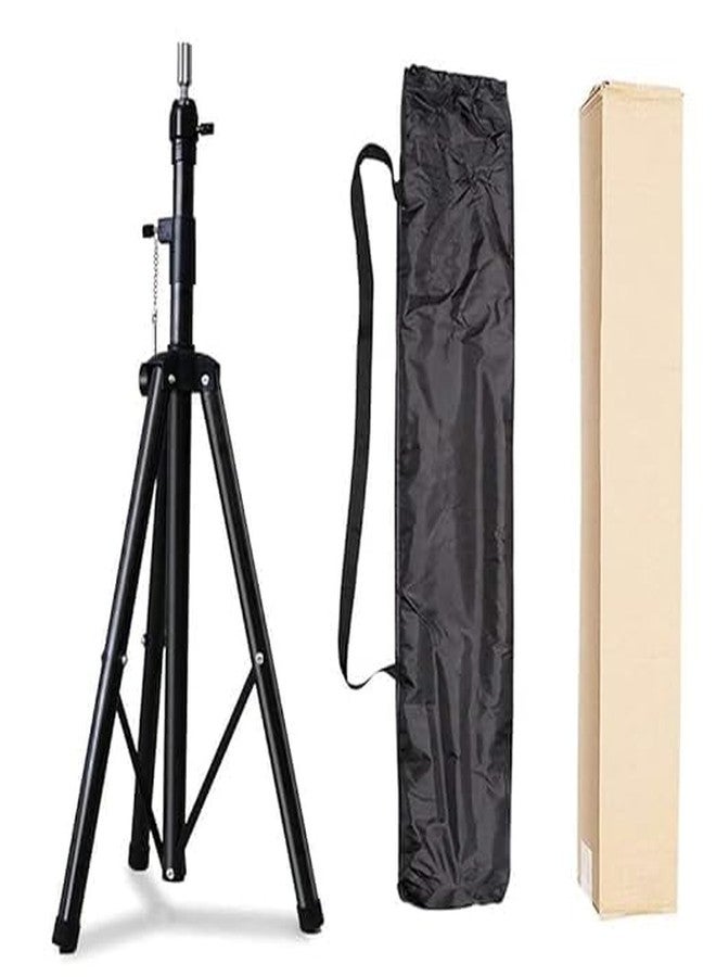 Qtavia Reinforced Wig Stand Tripod Mannequin Head Stand, Adjustable Holder for Cosmetology Hairdressing Training - Image 1