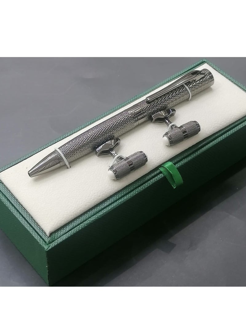 A -class pen and cufflink set for men