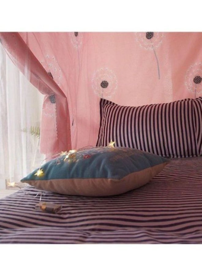 NIBEMINENT Printed Lower Deck Curtain Cotton Blend Pink/Black - Image 4