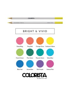 Spectrum Noir Colorista Coloured Pencils Pack Of 12 Bright & Vivid  - Image 3