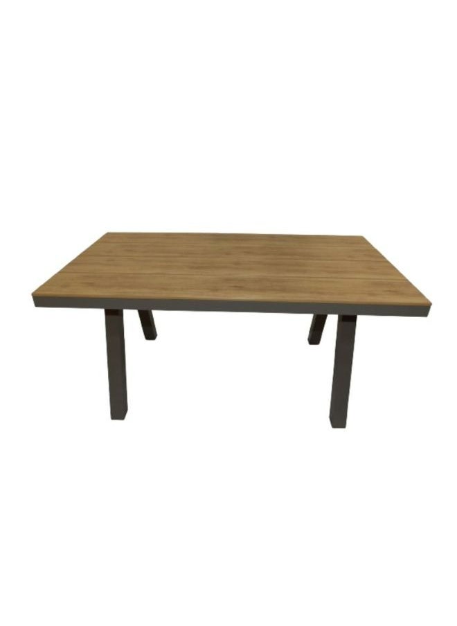 Swin Furniture Swin Sleek Aluminium & WPC Rectangle Shape Outdoor Dining Table(160*90*75)  - Image 2