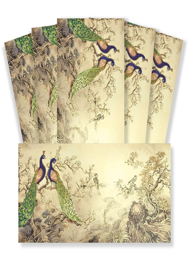 Fonsie cash shagun fancy design envelopes pack of 30 for gifting money on wedding gift, baby shower gift, shagun, family gatherings(Peacock bird) - Image 1