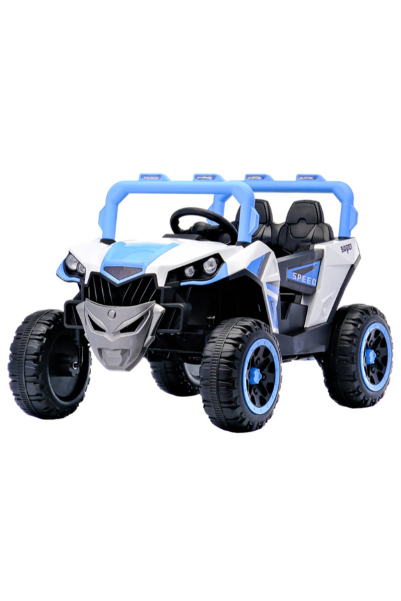 CAR Electric 4WD Ride-On Car for Boys - Blue - Image 3