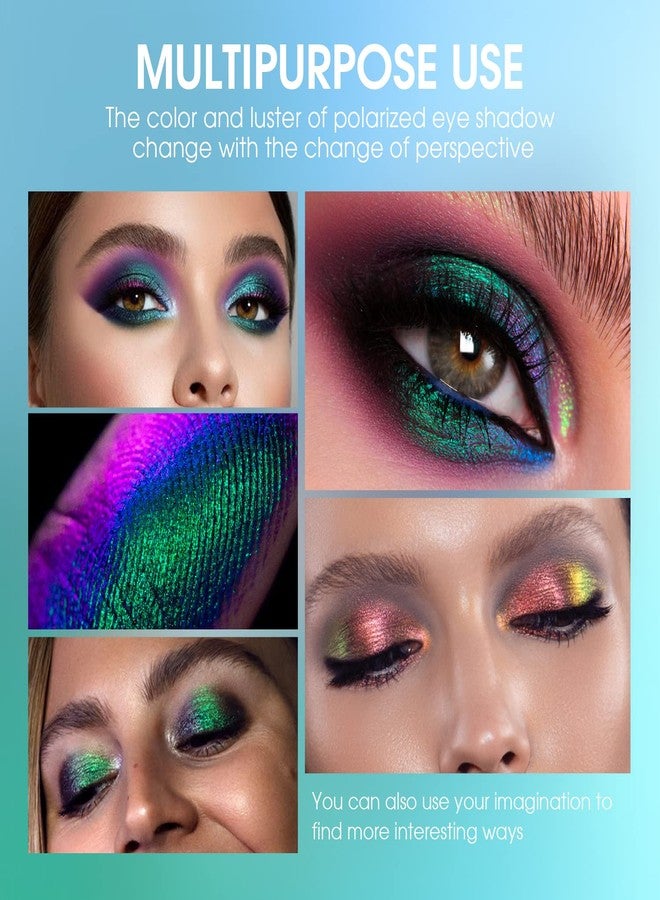 WALULAN Metallic Liquid Shimmer Glitter Eye Shadow, Long-Lasting Chameleon Liquid Diamond Glitter Eye Shadow Stick Metal Gradient Color ，Suitable for Parties Gift for Women - Image 2
