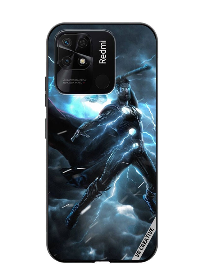 VR CREATIVE Protective Case Cover For Xiaomi Redmi 10C Thor Light Design Multicolour - Image 1