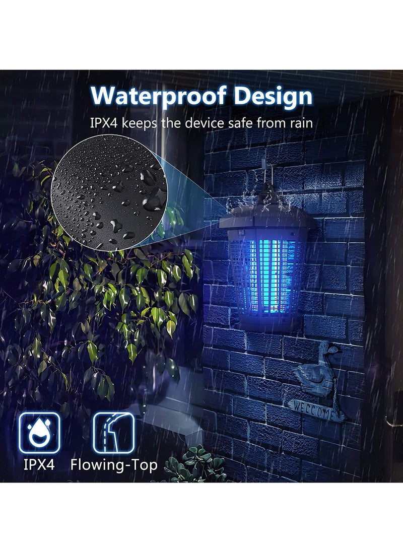 KOWVOWZ - Outdoor Bug Zapper, Mosquito Killer lamp 30W Powerful Insect killer Mosquito Trap Fly Killer, Electric Insect Killer Lamp Catcher for Flies Waterproof Garden Backyard Patio Large Home (20W Automatic) - Image 1