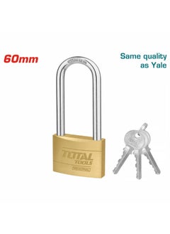 TOTAL Brass Padlock 60Mm 423G Tlk32602L 