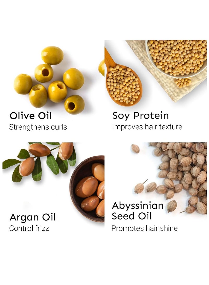 أراتا كريم تجعيد الشعر للشعر الجاف والمجعد والمموج والمجعد | يقلل من التجعد | يرطب ويرطب ويحدد تجعيدات الشعر | تجعيدات ناعمة مخملية  50g - Image 3