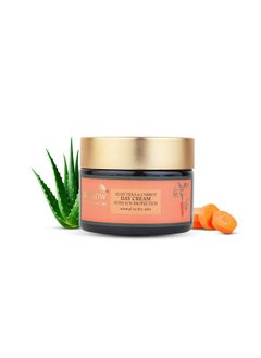 MELLOW Herbal Face Cream With Aloe Vera & Carrot For Smooth, Silky & Healthy Skin, Lightweight Day Sunscreen Moisturizer For Normal To Dry Skins, Sun Protection From Uva & Uvb Rays [50 Gm]  - Image 1