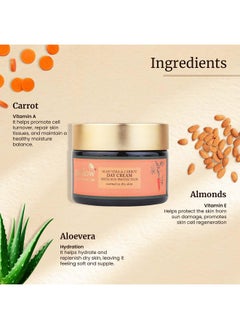 MELLOW Herbal Face Cream With Aloe Vera & Carrot For Smooth, Silky & Healthy Skin, Lightweight Day Sunscreen Moisturizer For Normal To Dry Skins, Sun Protection From Uva & Uvb Rays [50 Gm]  - Image 2