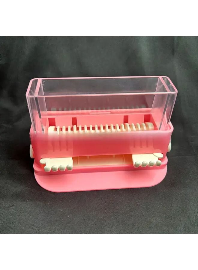 Black Pressing Brush Box Large Capacity Easy To Operate Detachable For Oral Care - Image 3