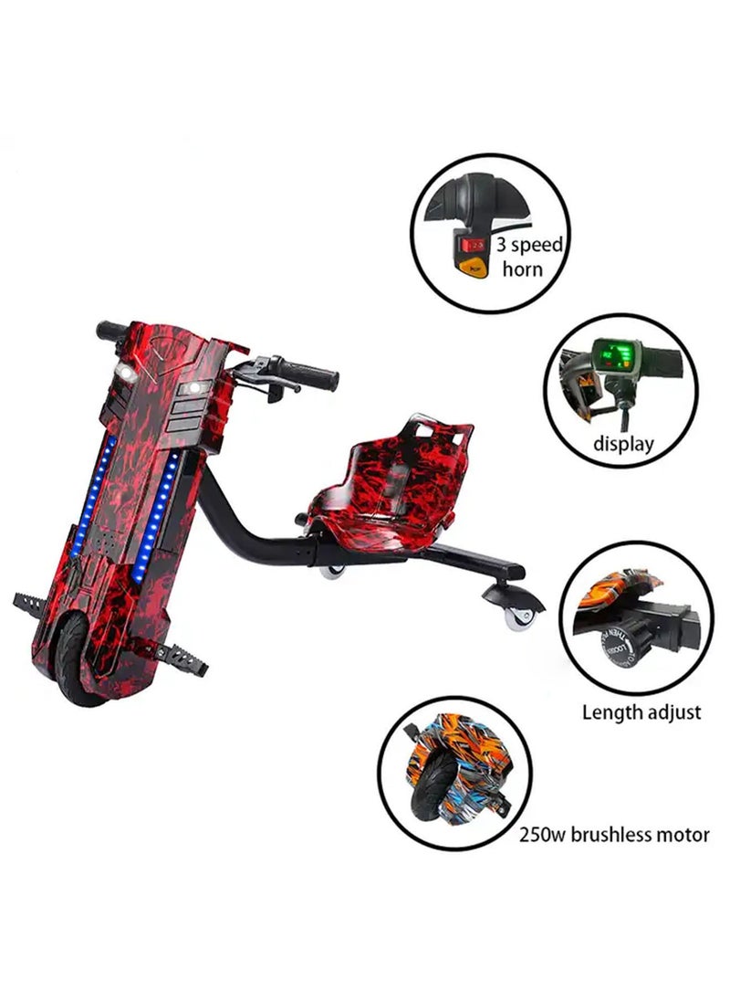 Electric drifting Scooter 3 Wheel Ride On Toy high power bike for kids with Key and Lights 36V