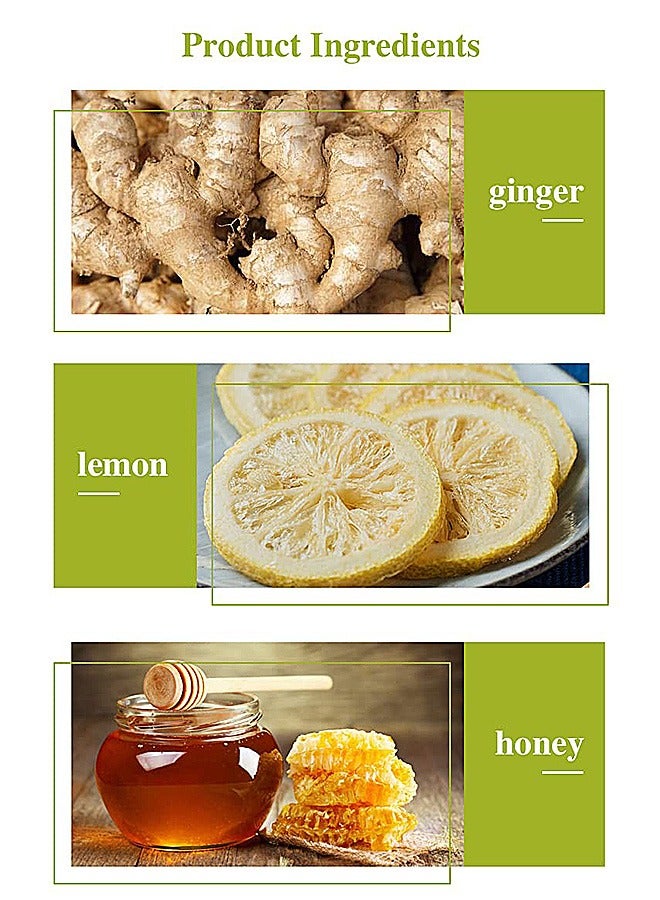 وينز تاون شاي الزنجبيل بالليمون والزنجبيل، حبيبات مشروبات فورية بنكهة العسل، 5.29 أوقية، 15 كيس شاي - Image 5