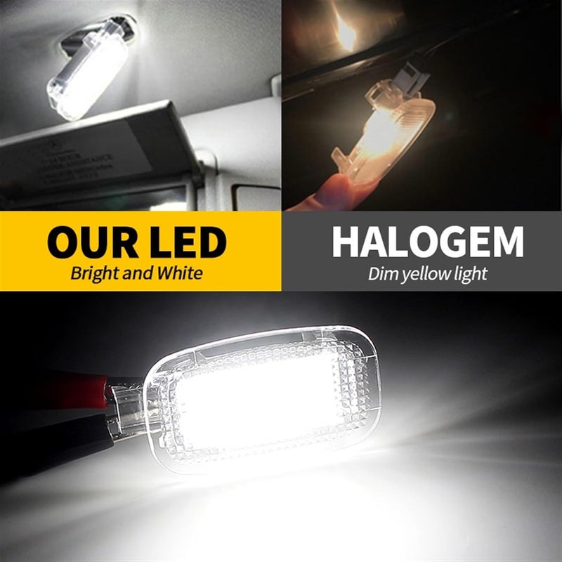 QASULER White LED Car Interior Lighting Kit - Image 4