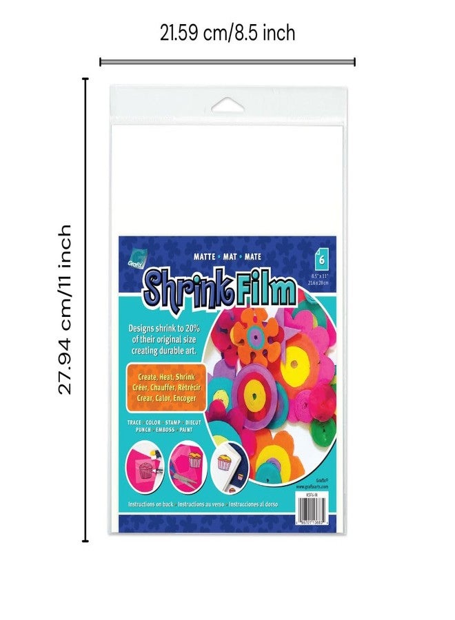 Grafix Shrink Film - Red Opaque 8.5"x11" Sheets, Design Your Art and Shrink It to Create Jewelry, Embellishments, Paper Crafts, Gift Tags, Ornaments and More, Pack of 50 - Image 2