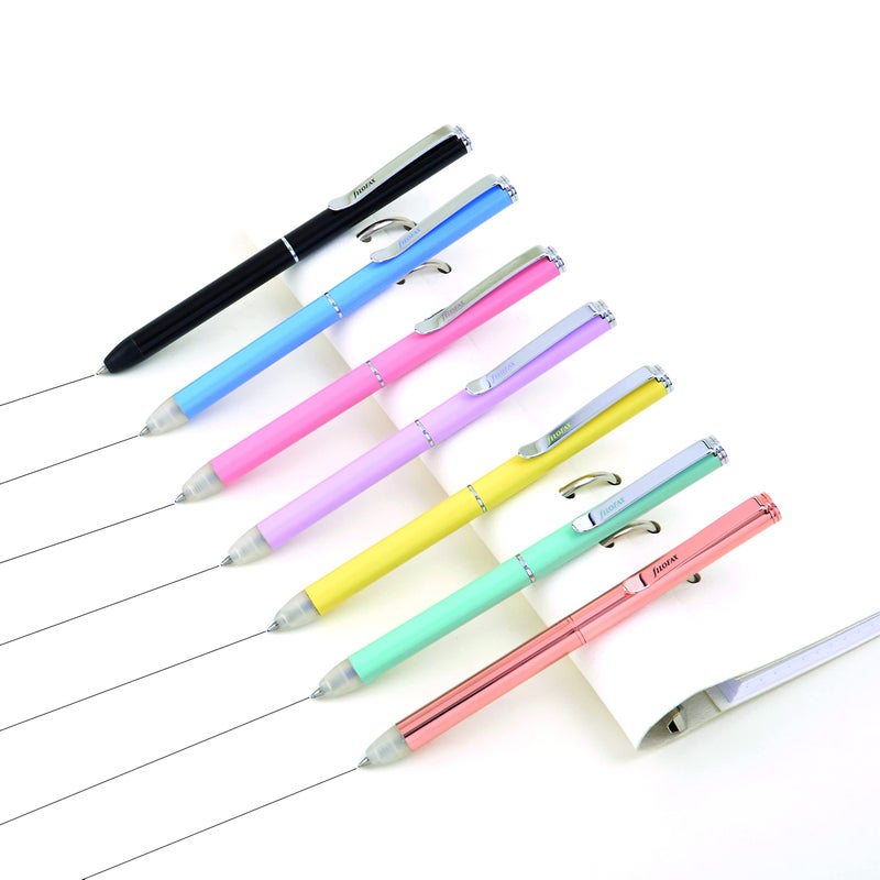 Filofax Erasable Ballpoint Pen, Classic Monochrome Collection, Black, Black Ink (R149000) - Image 4