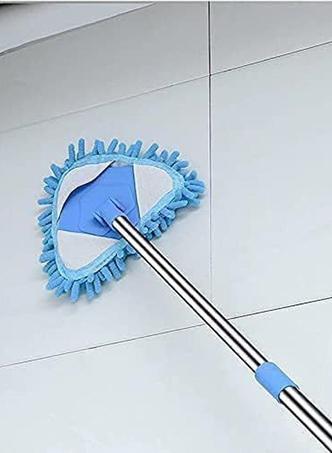 Rotatable Triangle Mop Long Handle Microfiber Flat Window Glass Cleaning Brush Floor Cleaning Mop - Image 5