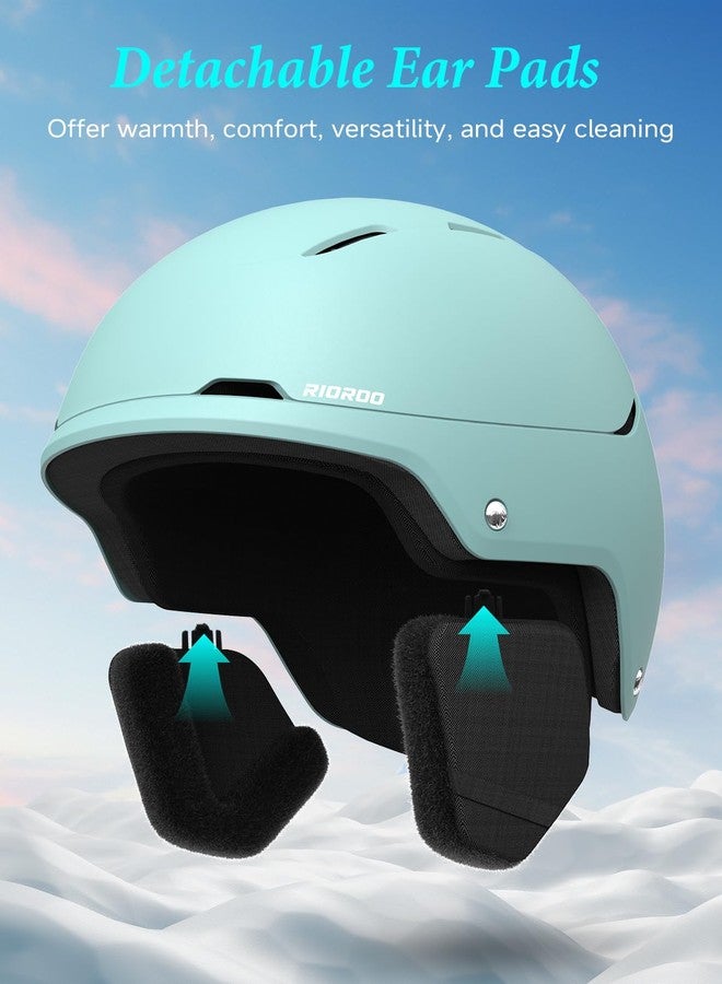 RIOROO Ski Helmet for Women Men, Safety Certified Snowboard Helmet with Shockproof ABS Hard Shell for Adults & Youth - Image 4