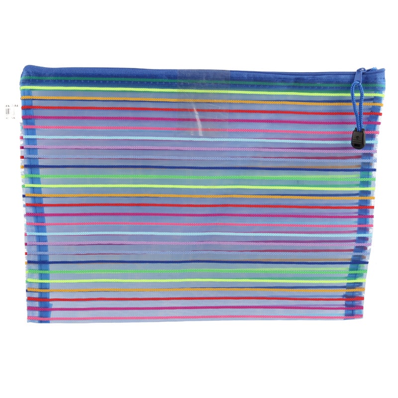 Simba File Protctor with Zipper Smash Blue A4 Model S6544-3