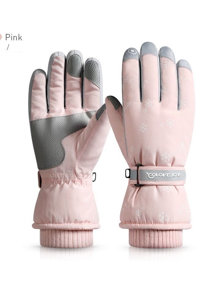 Golovejoy Outdoor Riding Touch Screen Plush Cold Proof And Wind Proof Gloves 