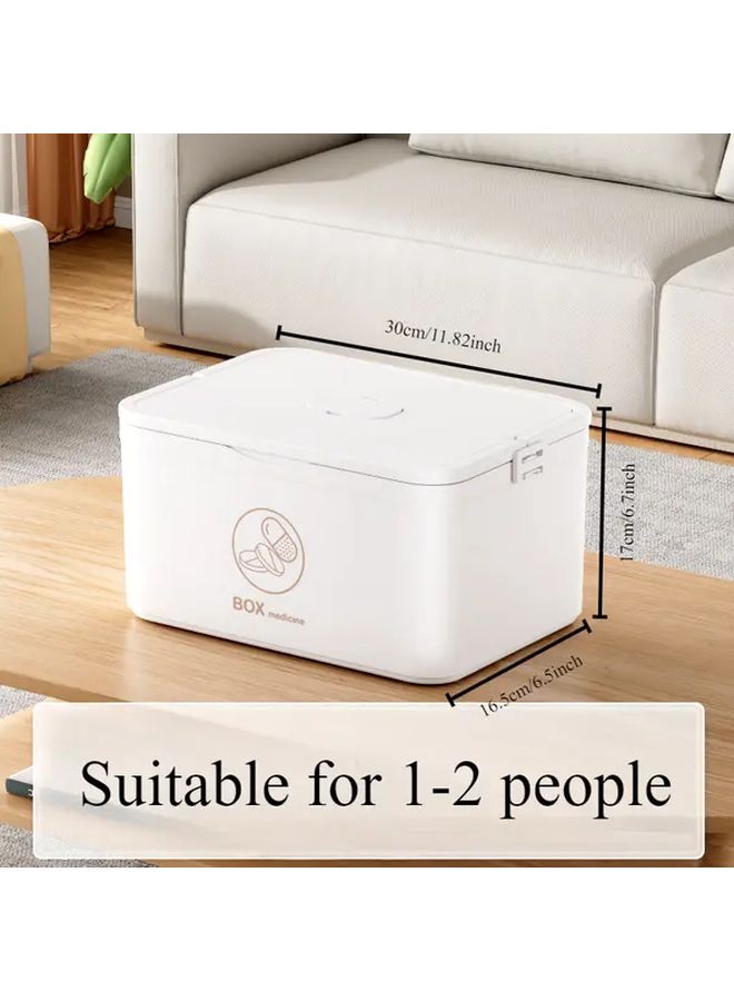 Large Waterproof Pill Organizer Box Portable Medicine Storage Case Color L - Image 2
