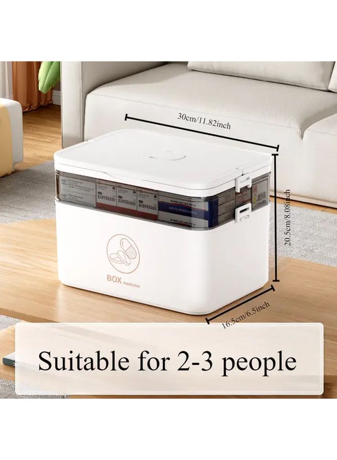 Large Waterproof Pill Organizer Box Portable Medicine Storage Case Color L - Image 3