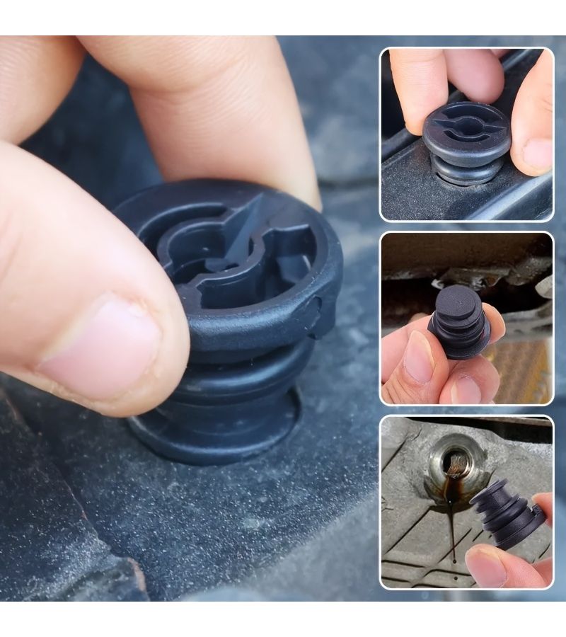Engine Oil Pan Drain Plug With Plastic Bolt And Sealing Washer 1pc Drain Oil Plug And Sealing Gasket For Audi A4 A4L A5 A6 A6L A7 A8 Q3 Q5 Q7 Volkswagen Golf Tiguan Teramont - Image 4