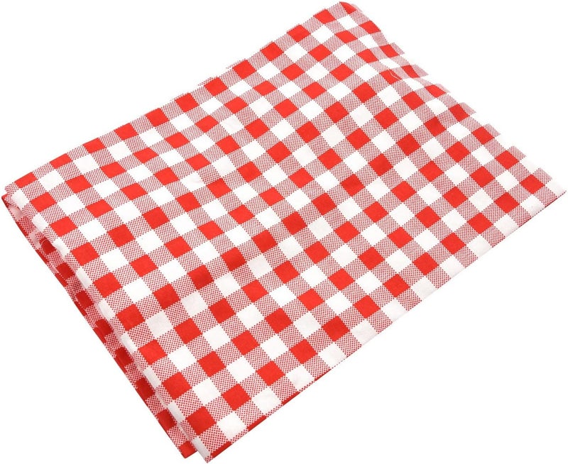 Anti Car Curtain Grid Design Sun Shade with Suction Cup, 2Pcs 28.3x19.3in, Detachable Cloth for Car Interior Sun Protection, WeddingChristmas Gift for FriendsRelatives (Red Grid) - Image 2