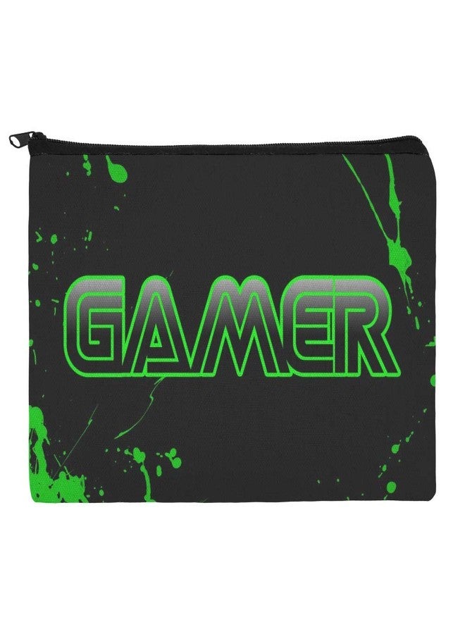 GRAPHICS & MORE Gamer Paint Splatter Gaming Geek Pencil Pen Organizer Zipper Pouch Case - Image 1
