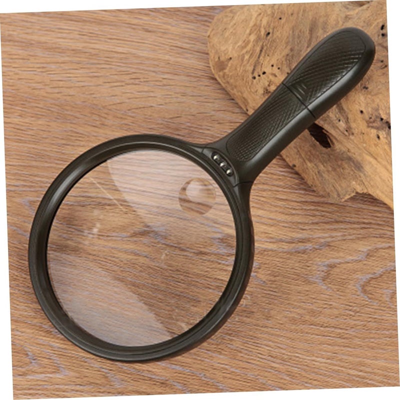138mm Handheld Double Lens Magnifying Glass With LED Light 2x Magnification 5x Zoom For Close Work Reading Gardening Hobbies - Image 5