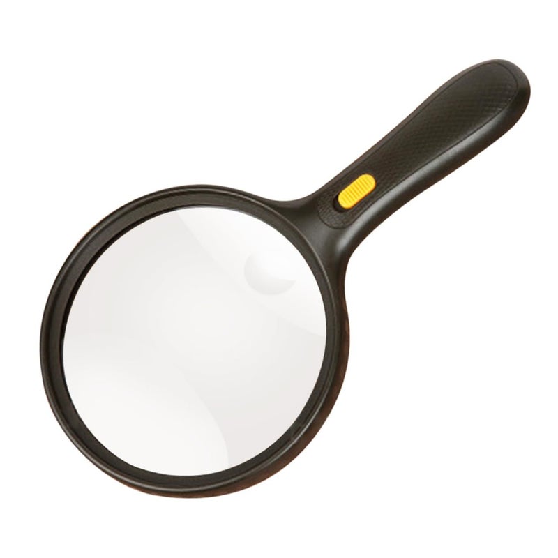 138mm Handheld Double Lens Magnifying Glass With LED Light 2x Magnification 5x Zoom For Close Work Reading Gardening Hobbies - Image 2