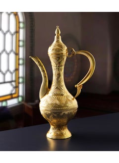 İhvan Gold Color Decorative Full Zamzam Set 9 Piece Rose Pot Jug and Cup Serving Set  - Image 2