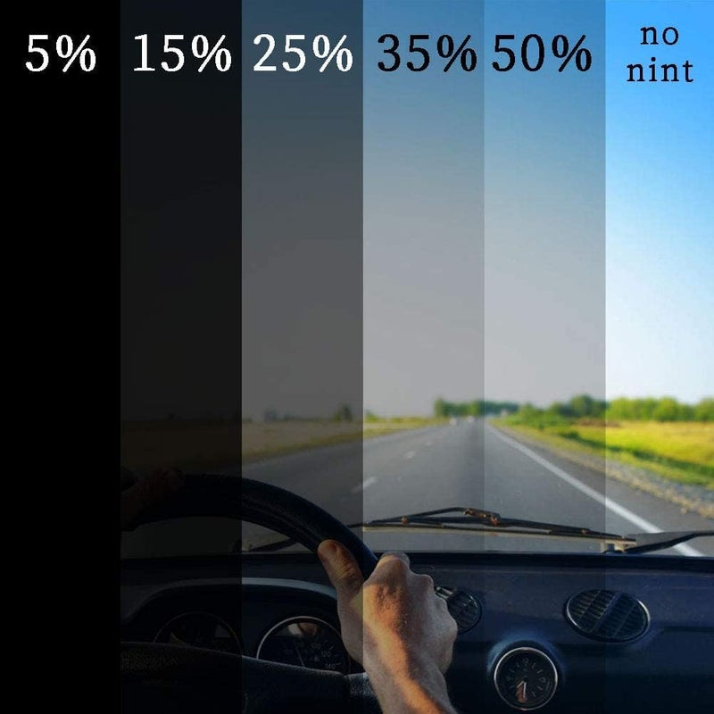 MAKINGTEC Window Tint Film, 35% VLT Professional Uncut Car Window Film, Car Packaging Sun Film Suitable For Sunscreen Heat Insulation, Car Diy, Privacy Protection (2 Roll, 1m×50cm) - Image 2