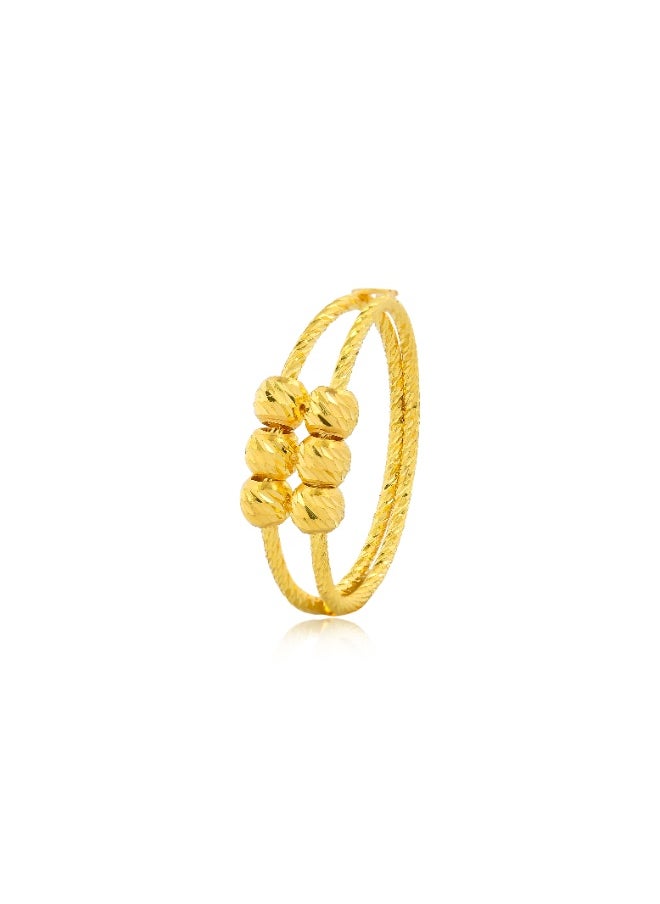 BAFLEH JEWELLERY Celebrate Her Grace with a 22kt Ball Ring from Bafleh  - Image 1