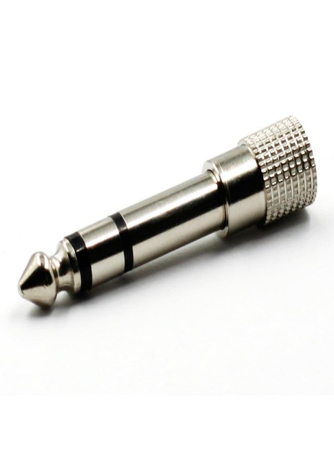 RUITEXUN 6.35mm to 3.5mm Stereo Adapter, Nickel Plated 6.35mm (1/4 inch) Male to 3.5mm (1/8 inch) Female TRS Stereo Headphone Adapter - Image 3