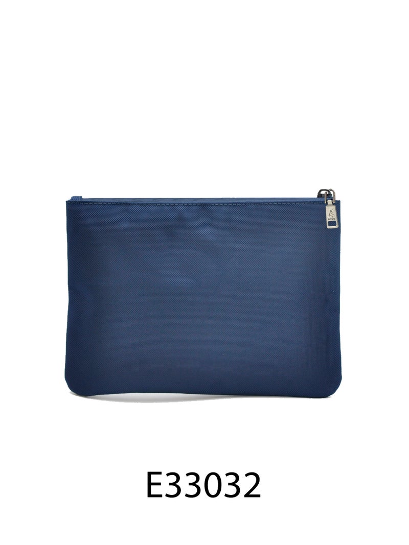 ORYX Unisex Compact Utility Organizer – Multi-Pocket Zipper Pouch for Pens, Cards & Essentials Blue - Image 2