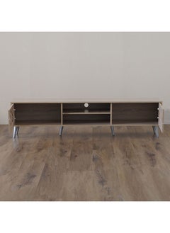DANUBE HOME Jax Tv Cabinet Upto 75 Inches Entertainment Wall Tv Unit Wooden Tv Rack Stand Media Console Table For Living Room L 180x40x44.5 Cm Sonoma Oak  - Image 2