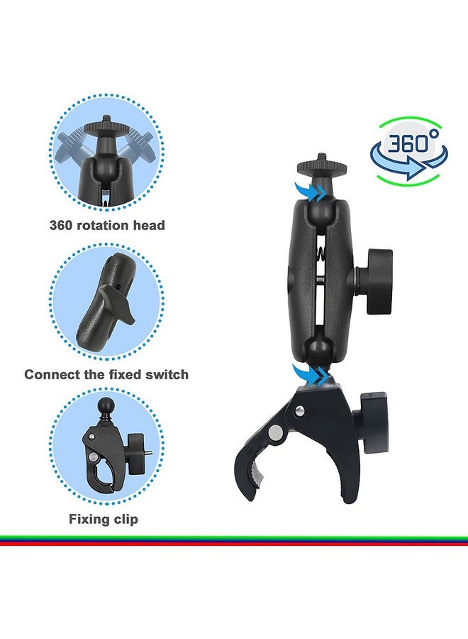 Adofys Motorcycle Accessory Bundle Compatible With Insta360 One X2, X3, One X, One R, Rs, Gopro Hero Max, Fusion, Dji Osmo Action 2 Camera - Image 2