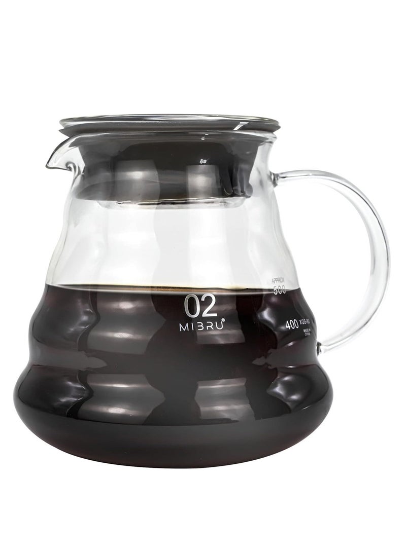 طقم صنع القهوة بالصبّ V60 - متعدد الألوان، سعة 600 مل - Image 4