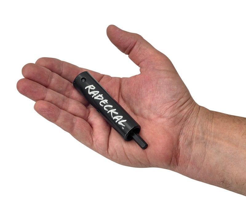 RADECKAL Compact Pocket Skate Tool- T Tool All in One Skate Tool for Skateboards, Longboards, Mini Skateboards, and Cruisers- Collapses to a Compact Size to Fit in Your Pocket (Black) - Image 5
