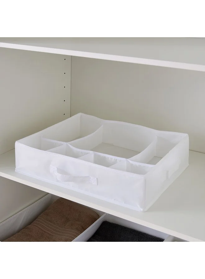 هوم بوكس صندوق تخزين مبتكر بـ 7 أقسام 44 × 34 × 11 سم