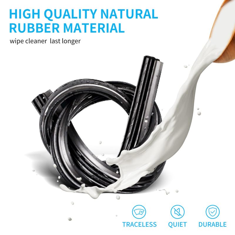 DYNOELS Wiper Blade Refill, 26" + 16" Wiper Refill 8.5 mm Fit for Toyota RAV 4 2013-2023 Original Equipment Replacement Windshield Wiper Refills 4 Pcs - Image 5