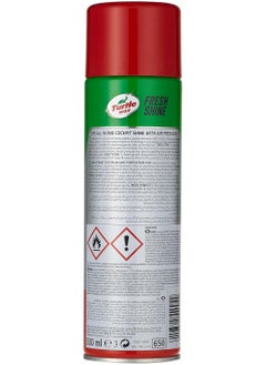 TurtleWax Fresh Shine Interior Plastic & Dashboard Cleaner with Air Freshener Strawberry Scent 500ml  - Image 2