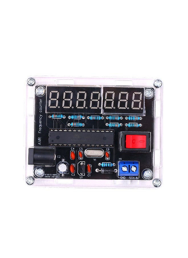 Generic - 10MHz Frequency Meter DIY Kit Frequency Counter AVR Frequency with Shell Counter Cymometer Frequency Measurement 0.000 001Hz Resolution - Image 1