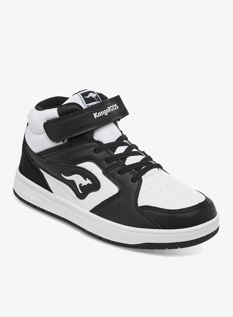kangaROOS Women's Panelled High Top Shoes with Hook and Loop Closure