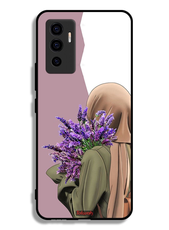 Tolwak Vivo S10e 5G Protective Case Cover Holding Flower - Image 2