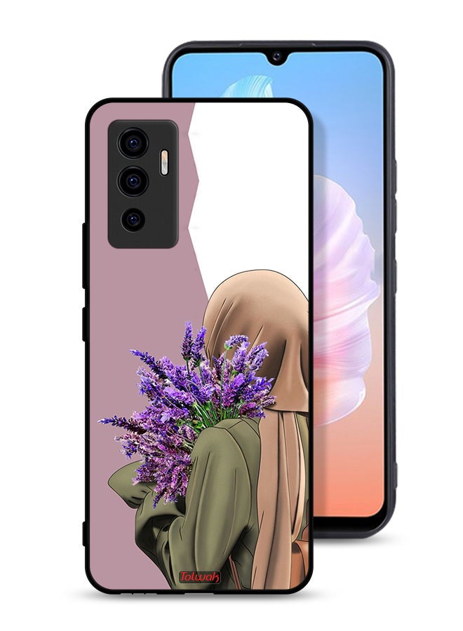Tolwak Vivo S10e 5G Protective Case Cover Holding Flower - Image 1